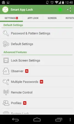 Smart App Lock android App screenshot 0